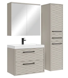 Badkamermeubel 60cm Complete Set - Beige