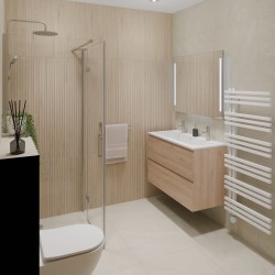 Rustgevend Japandi Badkamer 180x220 cm