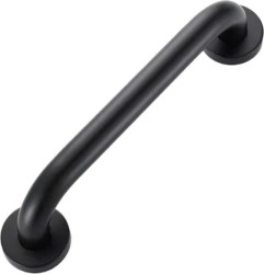 Zwarte Douchebeugel 300mm Toiletsteun